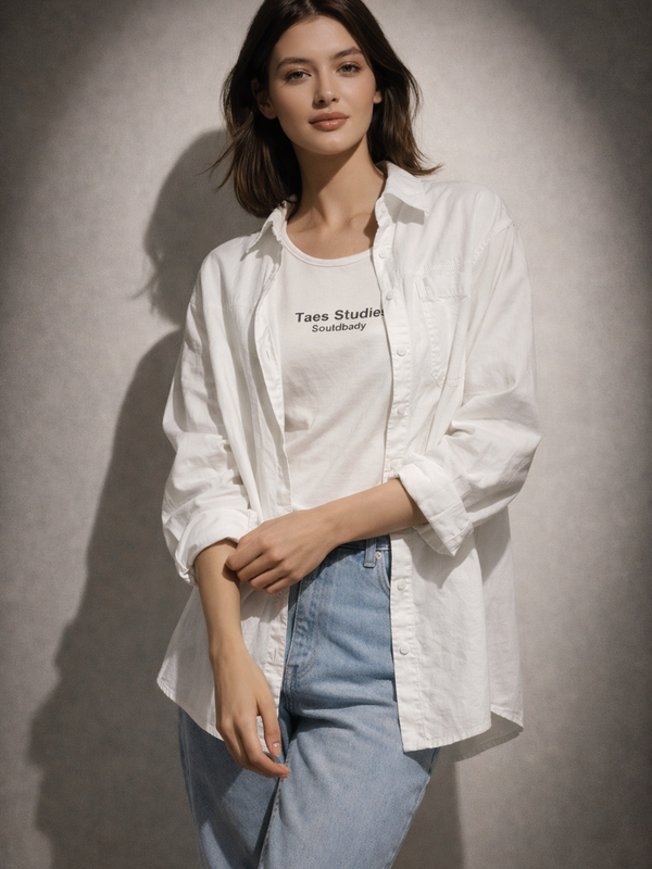 Layered Shirt & Crop Tee