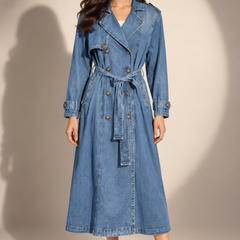 Denim Trench Dress