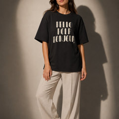 Oversized Slogan T-Shirt