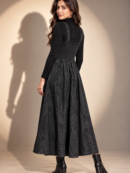 Textured Midi Dress