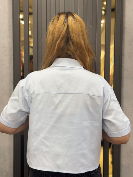 Cropped Jacket With Inner Top For Summers