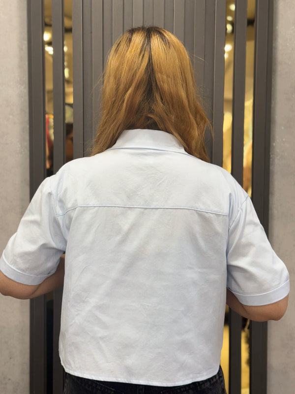 Cropped Jacket With Inner Top For Summers