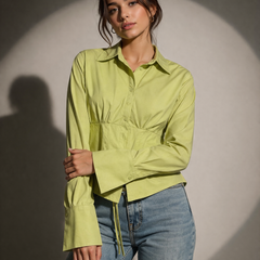 Structured Waist Tailored Shirt