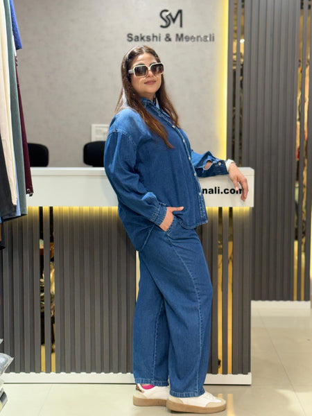 Relaxed Denim Co-Ord Set