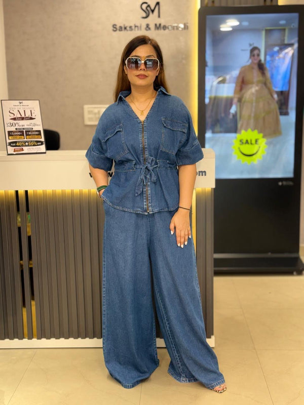 Relaxed Denim Co-Ord Set