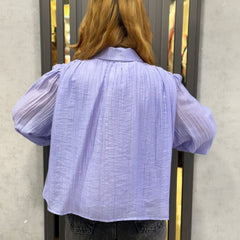 Lace-Detail Lightweight Shirt