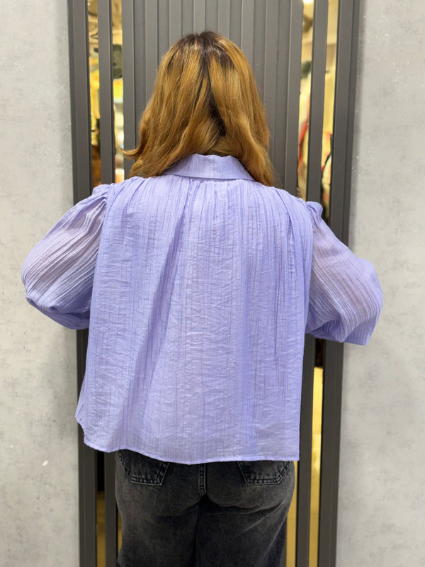 Lace-Detail Lightweight Shirt