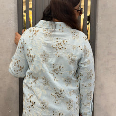 Embroidered Floral Shirt