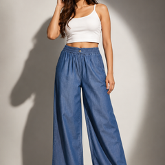 Flowing Wide-Leg Trousers