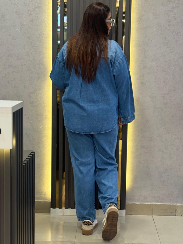 Relaxed Denim Co-Ord Set
