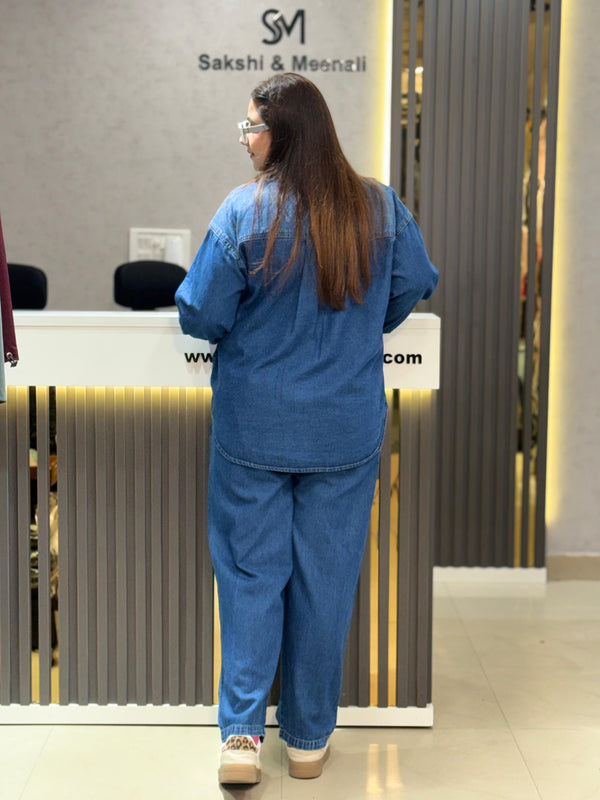 Relaxed Denim Co-Ord Set