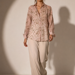 Floral Embroidered Flow Shirt