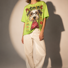 Oversized Graphic Dog T-Shirt