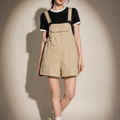 Utility Pocket Dungaree Playsuit