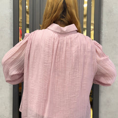Lace-Detail Lightweight Shirt