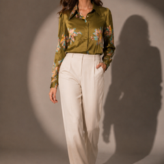 FLUID FLORAL PRINT SHIRT