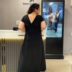 Draped Waist Maxi Dress