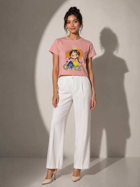 Graphic Cropped T-Shirt