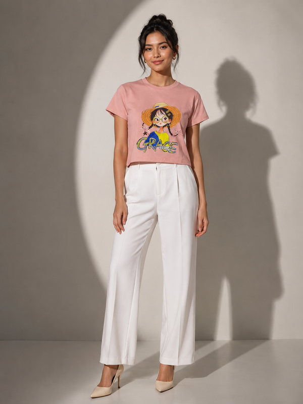 Graphic Cropped T-Shirt
