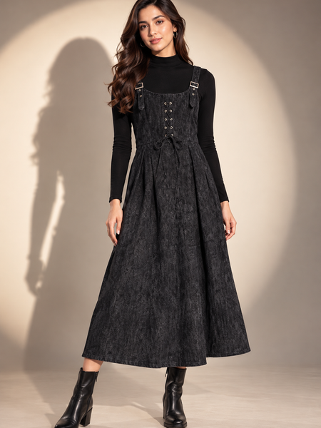 Textured Midi Dress