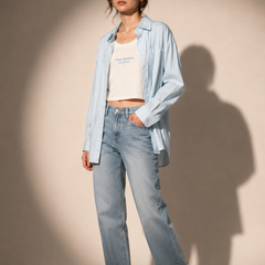 Relaxed Poplin Overshirt
