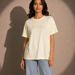 Relaxed-Fit Embellished T-Shirt