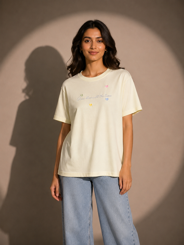 Relaxed-Fit Embellished T-Shirt