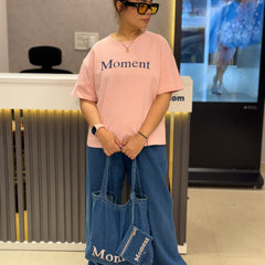 Relaxed Graphic Tee & Wide-Leg Trouser