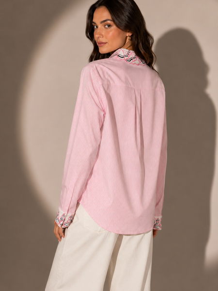 Embroidered Structured Shirt