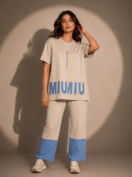 Relaxed Graphic Lounge Set