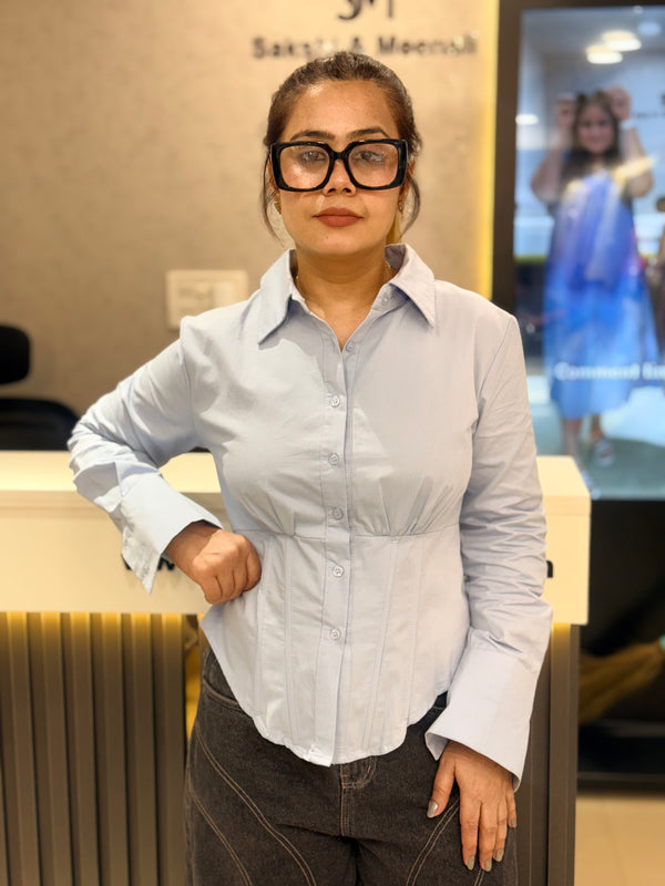 Structured Waist Tailored Shirt