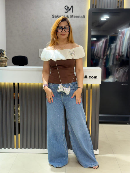 Structured Off-Shoulder Top