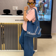 Relaxed Graphic Tee & Wide-Leg Trouser