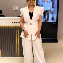 Tailored Sleeveless Blazer Set