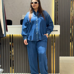 Relaxed Denim Co-Ord Set