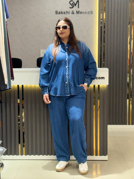 Relaxed Denim Co-Ord Set