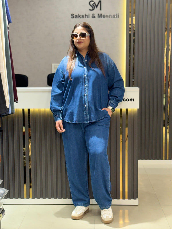 Relaxed Denim Co-Ord Set