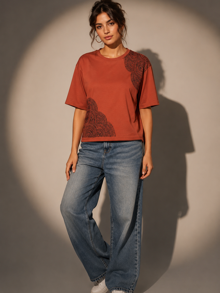 Printed Relaxed Fit T-Shirt