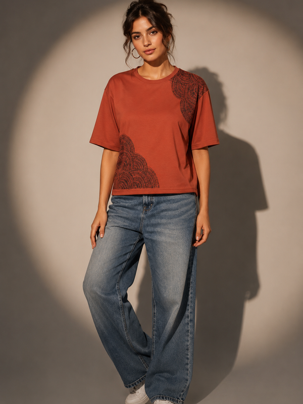 Printed Relaxed Fit T-Shirt