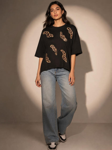Leopard  Oversized T-Shirt