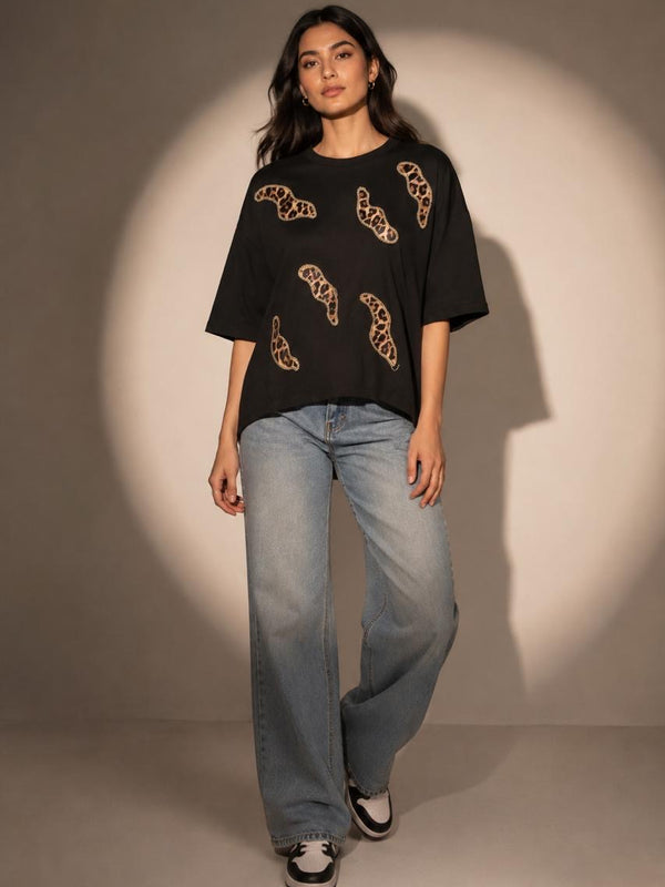 Leopard  Oversized T-Shirt