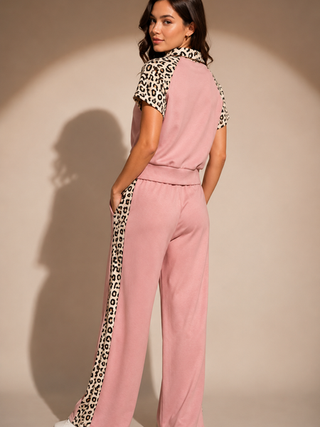 Animal Print Panel Co-Ord Set