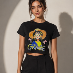 Graphic Cropped T-Shirt