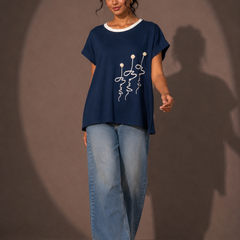 Oversized Floral Graphic T-Shirt