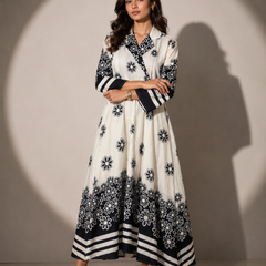 Floral Wrap Midi Dress