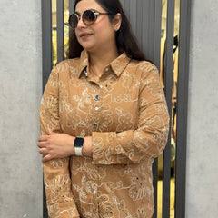 Embroidered Floral Shirt