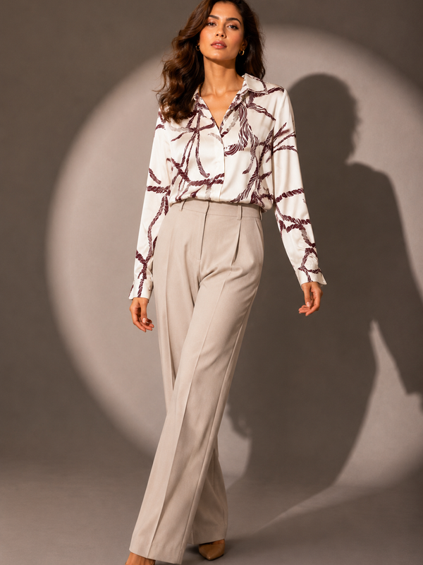 FLUID FLORAL PRINT SHIRT