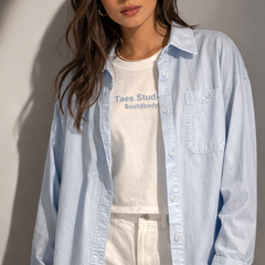 Layered Shirt & Crop Tee