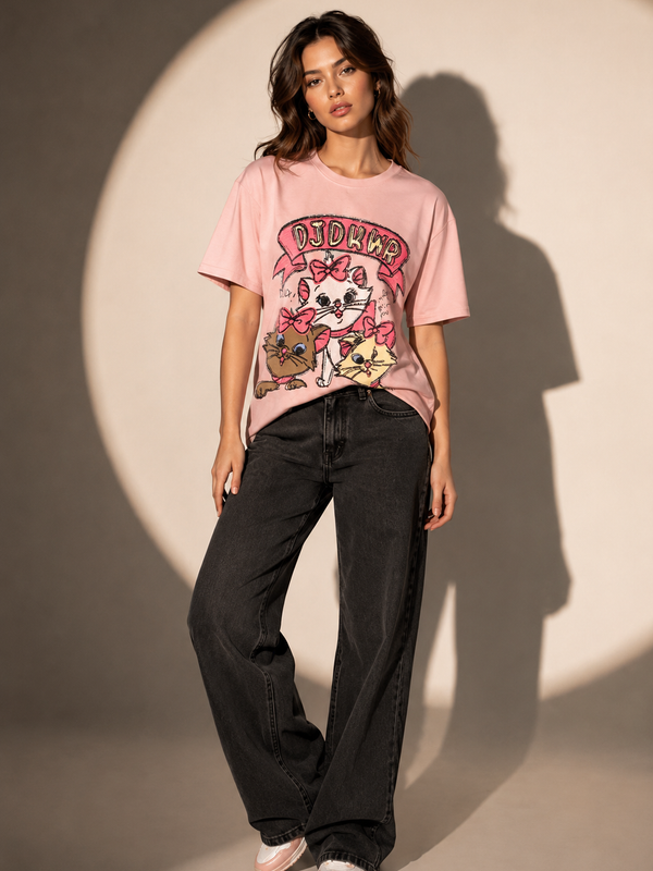 Oversized Graphic Print T-Shirt