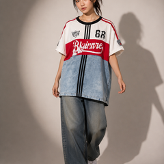 Oversized Graphic Panel T-Shirt